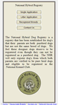 Mobile Screenshot of nationalhybridregistry.com